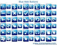 Blue Web Buttons screenshot